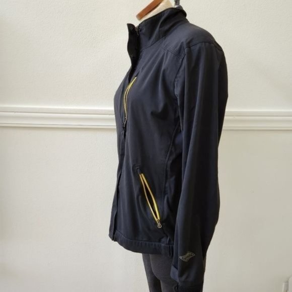Columbia Women's interchange Match Play Parka jacket Black With Yellow Zips. - Picture 7 of 13